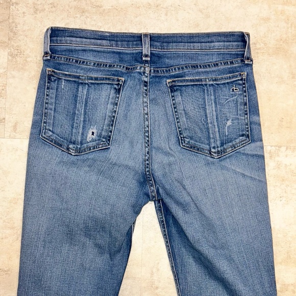 Rag + Bone Cropped Mid Rise Jeans | 28 - Picture 6 of 8